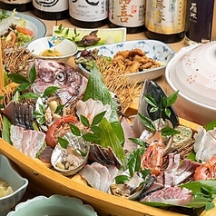 鶏海山の幸 おかだのコース写真