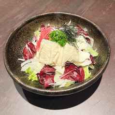 京豆腐と湯葉のサラダ