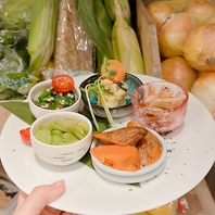 おしゃれで美味しい野菜料理をご用意！