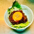 料理メニュー写真&nbsp;和牛刺し/和牛ユッケ
