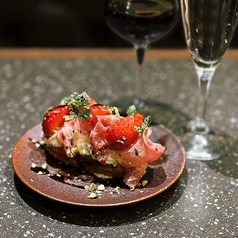 季節のチュロス　果実と生ハム