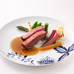 フランス料理ミル・エルブのコース写真