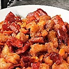 鶏肉の四川唐辛子炒め