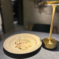 ベーコンとキノコの和風リゾット