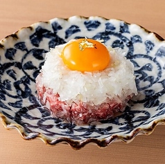 とろける和牛タルタルユッケ