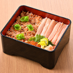 越前セイコ蟹・紅ズワイ蟹重