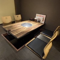 掘りごたつ×個室も完備