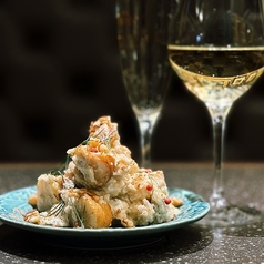 焼き林檎とシナモンのポテトサラダ