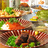 日本酒に合うおばんざいが盛りだくさん