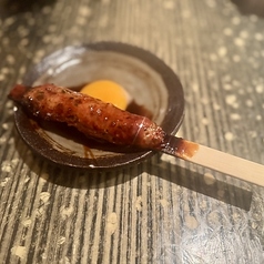 特製つくね(卵黄添え)