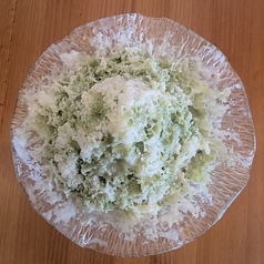 かき氷 &nbsp;抹茶小豆