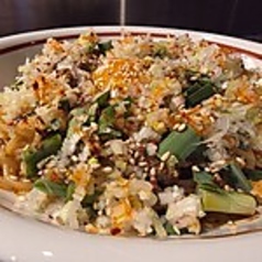 ホルモン味噌の汁なし担々麺