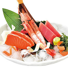 刺身三品盛合せ