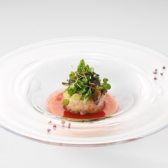 甘エビ　トマト　香味野菜
