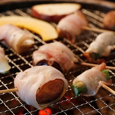 流行りの肉巻き串を旬な野菜をお好きなチョイスで