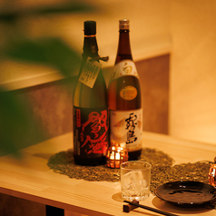 銘酒で乾杯！種類豊富な厳選地酒や焼酎が勢揃い