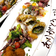 前菜メッセージプレート