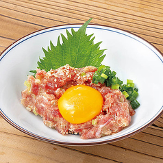 漁師風 かつお月見なめろう