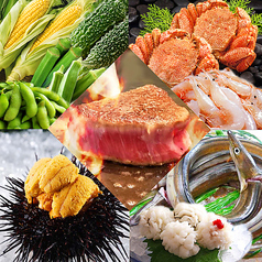 旬食材のアラカルトとアレルギーや希望に合わせた料理◎