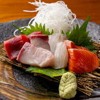 選べる醤油のお造り盛り合わせ