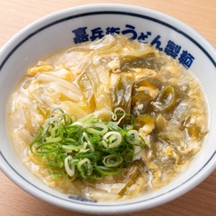 白ねぎ卵あんかけうどん