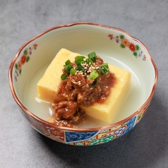 鶏白湯だし巻き玉子 肉味噌和え