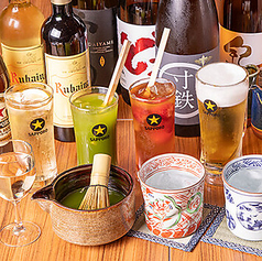 抹茶ビールなど珍しい一杯もご用意