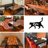 自分の好きなお席空間を見つけられます★