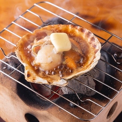 殻付きホタテ バター醤油
