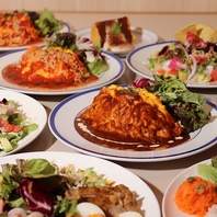 当店自慢のふわふわオムライス♪