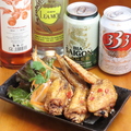 料理メニュー写真&nbsp;鳥のもも肉　骨付き揚げ