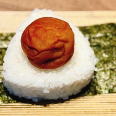 魚沼産コシヒカリのおにぎり