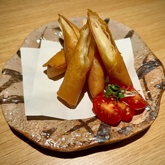 モツァレラのパリパリ春巻き