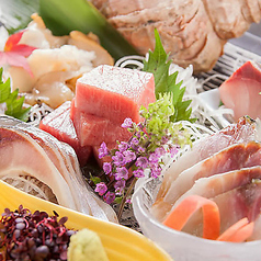 ■直送鮮魚の海鮮料理。