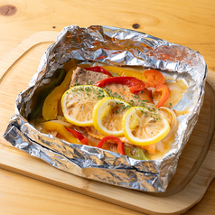 鮭ホイル/帆立ホイル/牡蠣ホイル/キノコホイル
