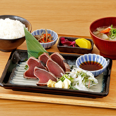 鰹のタタキ定食