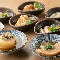 名物　あさり出汁おでんと味噌おでん