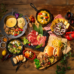 東急プラザ蒲田BeerFesta2025 芝生のビアガーデンBBQのコース写真