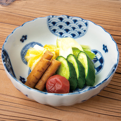 お新香盛り