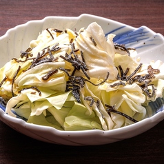塩昆布キャベツ