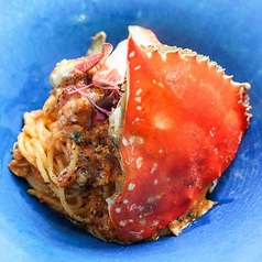 渡り蟹 フルーツトマト クリーム