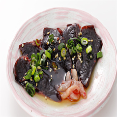 [レバ刺し風！]マグロハツ刺身