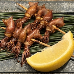 ホタルイカ串焼き