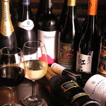 ワインの種類も豊富◎お料理に合う、こだわりの厳選ワインも多数ご用意いております！