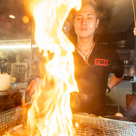炭火焼き♪ファイヤー料理はおまかせを！