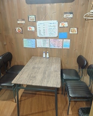 テーブルもあります