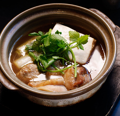 鶏とつくねの肉豆腐