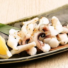 イカ下足塩焼き