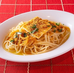 カラスミと発酵バターのペペロンチーノ スパゲッティ