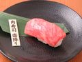 料理メニュー写真 【肉寿司（一貫）】国産黒毛牛霜降り